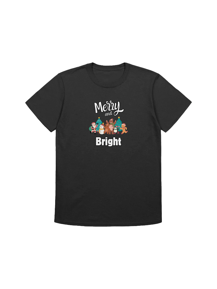 Santa, Snowman and Gingerbread Man Unisex Christmas T-Shirt product image (2)