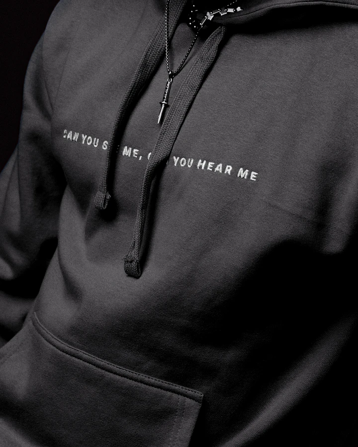 CAN YOU SEE ME EMBROIDERED HOODIE product image (2)