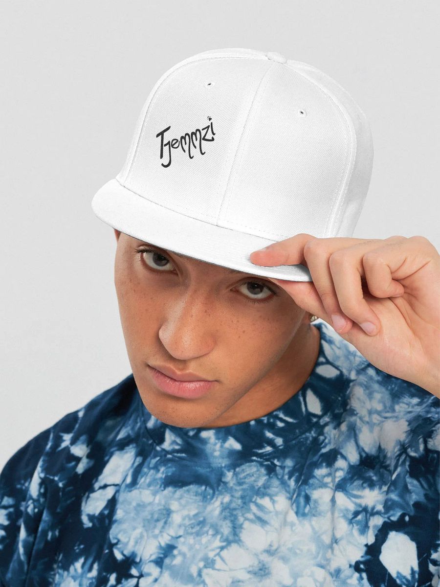 Tjemmzi Flat Bill Snapback (black detail) product image (20)