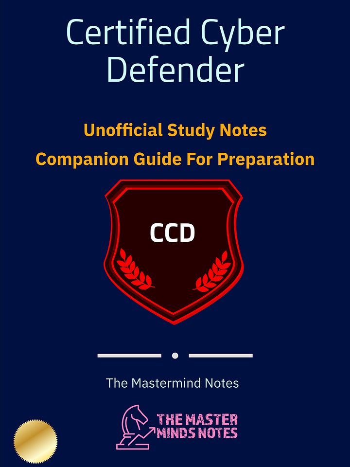 Certified Cyber Defender (CCD) Study Notes (Unofficial) product image (1)