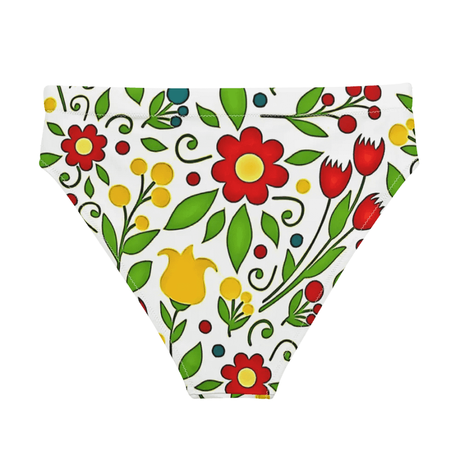 Symmetrical Garden High Waisted Bikini Bottom product image (2)