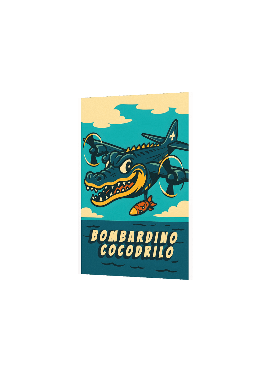 Bombardino Cocodrilo Sky Adventure Poster product image (3)
