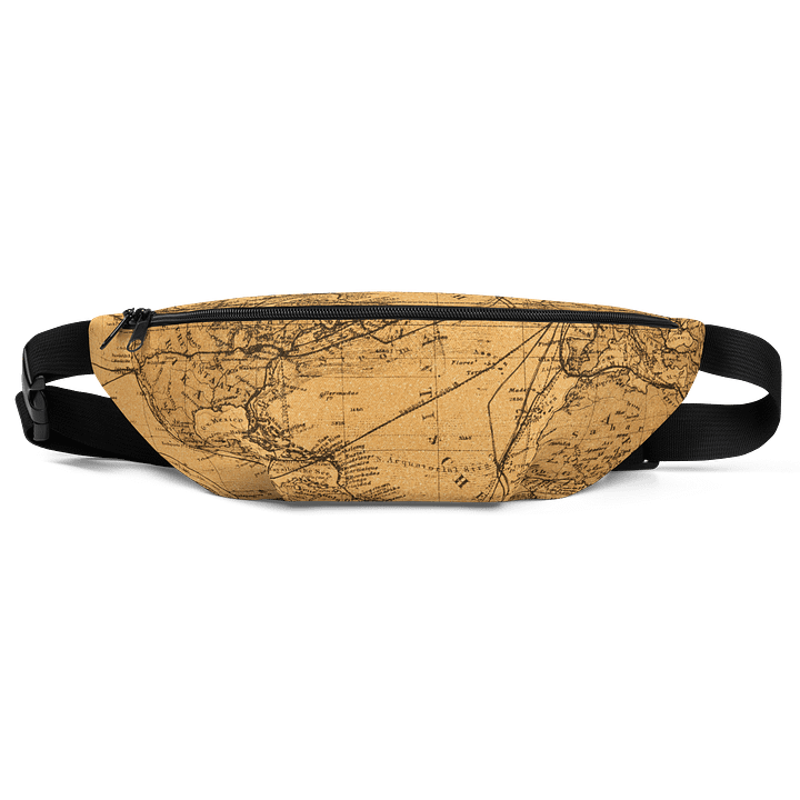 Vintage World Map All-Over Fanny Pack product image (1)