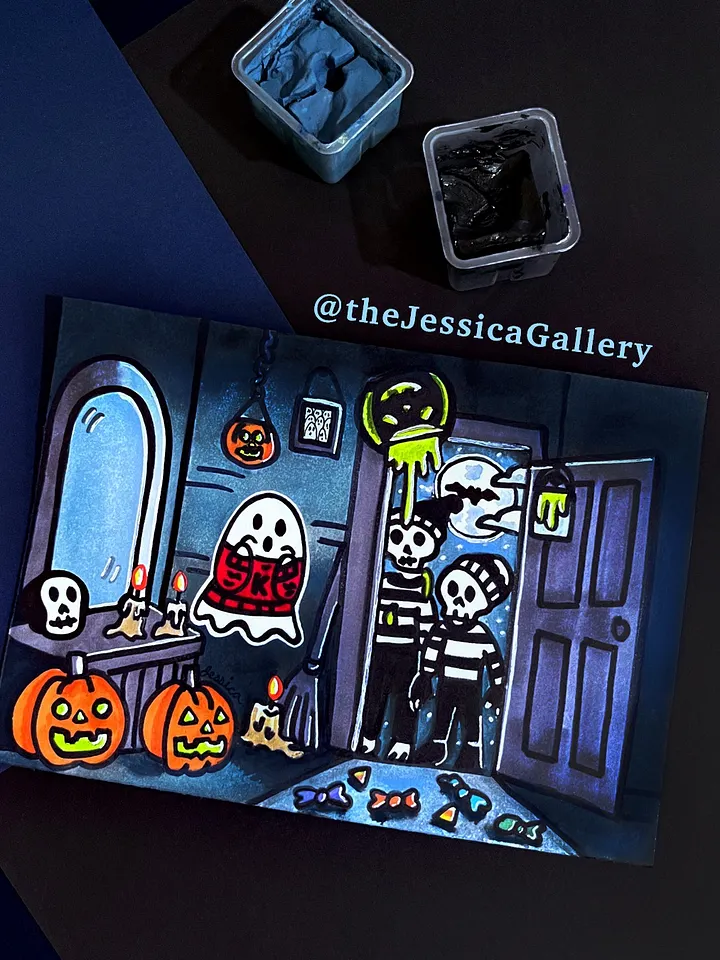Trap or Treat Art Print product image (2)