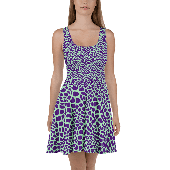 Green Giraffe Skater Dress product image (2)