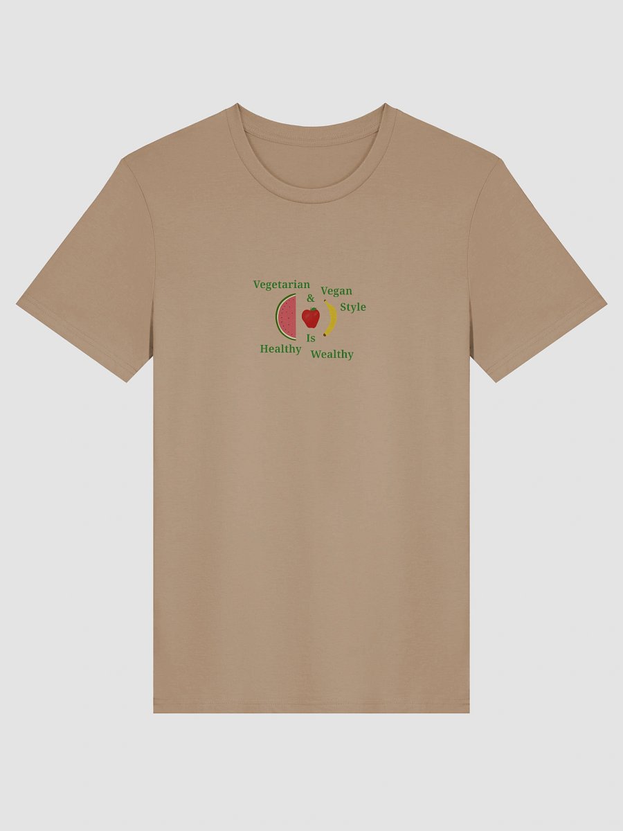 Healthy Wealthy Vegetarian & Vegan Tee product image (1)
