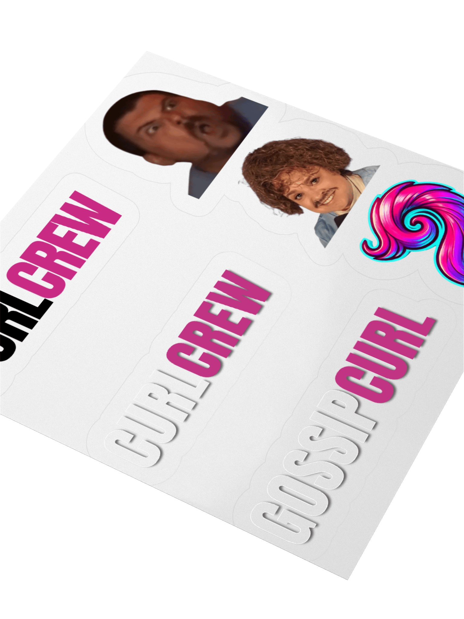 Curl Crew Stickers product image (12)