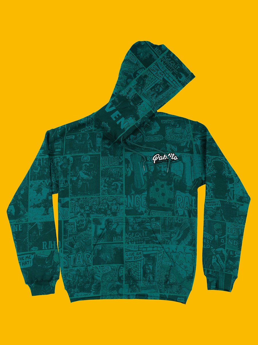Green Thumbnail Collection Hoodie (Green Hood) product image (1)
