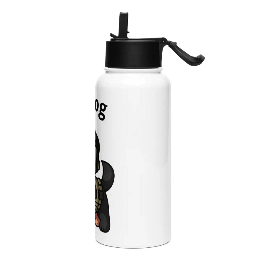 Big dog water bottle with straw lid product image (3)