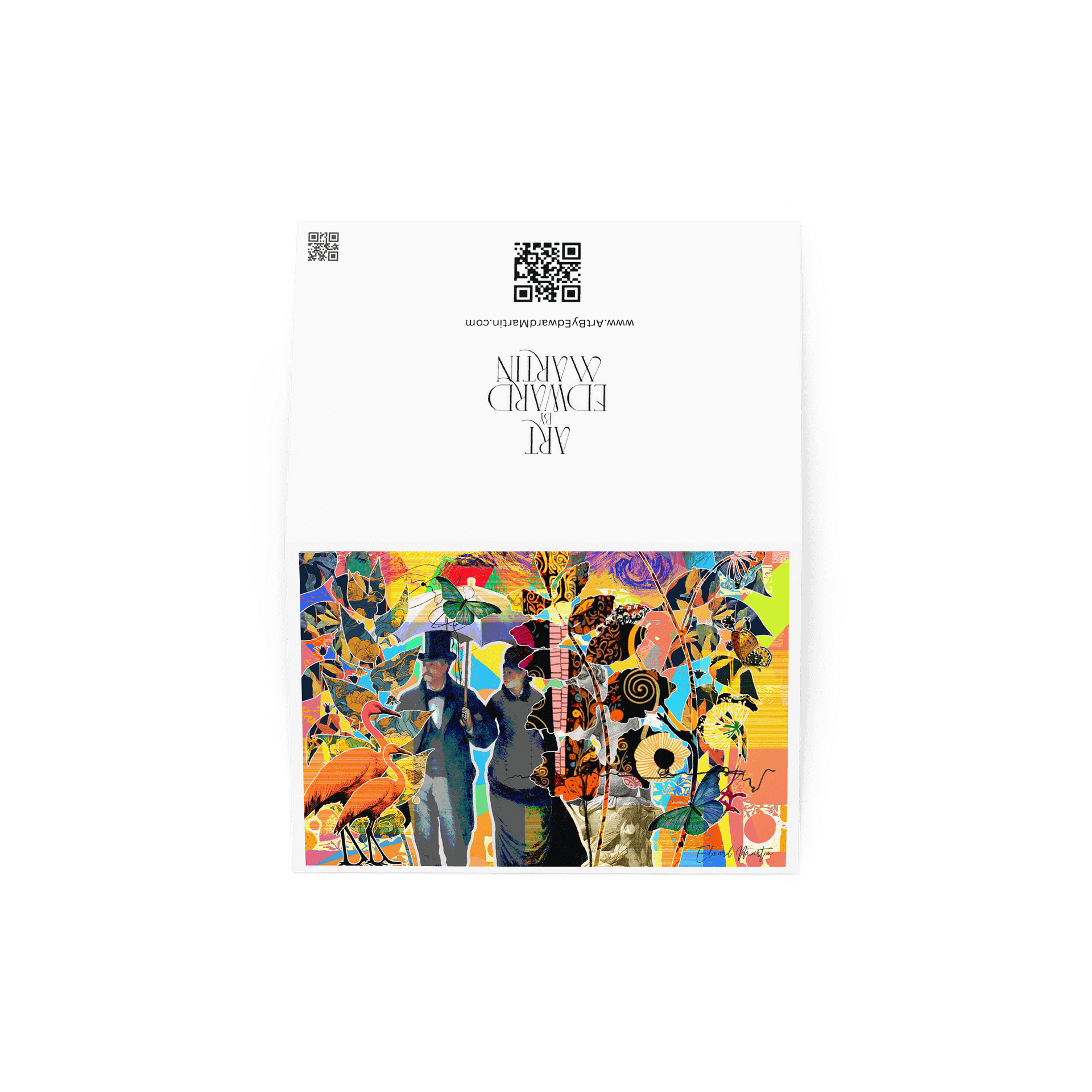 Surreal Umbrella Fantasy Greeting Card product image (4)