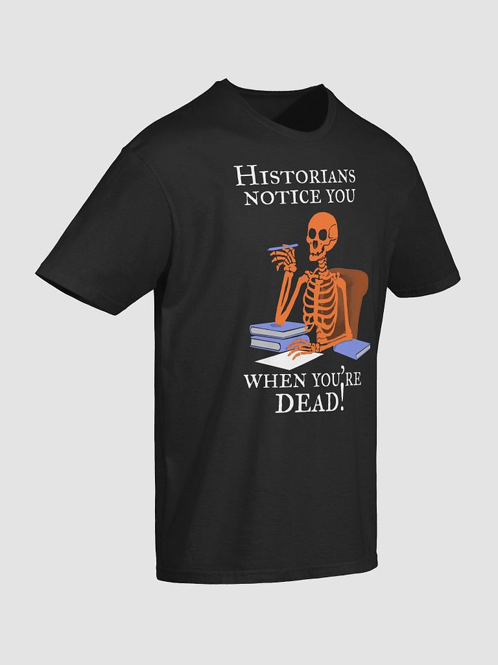 Skeletal Scholar funny dark history T-Shirt product image (7)