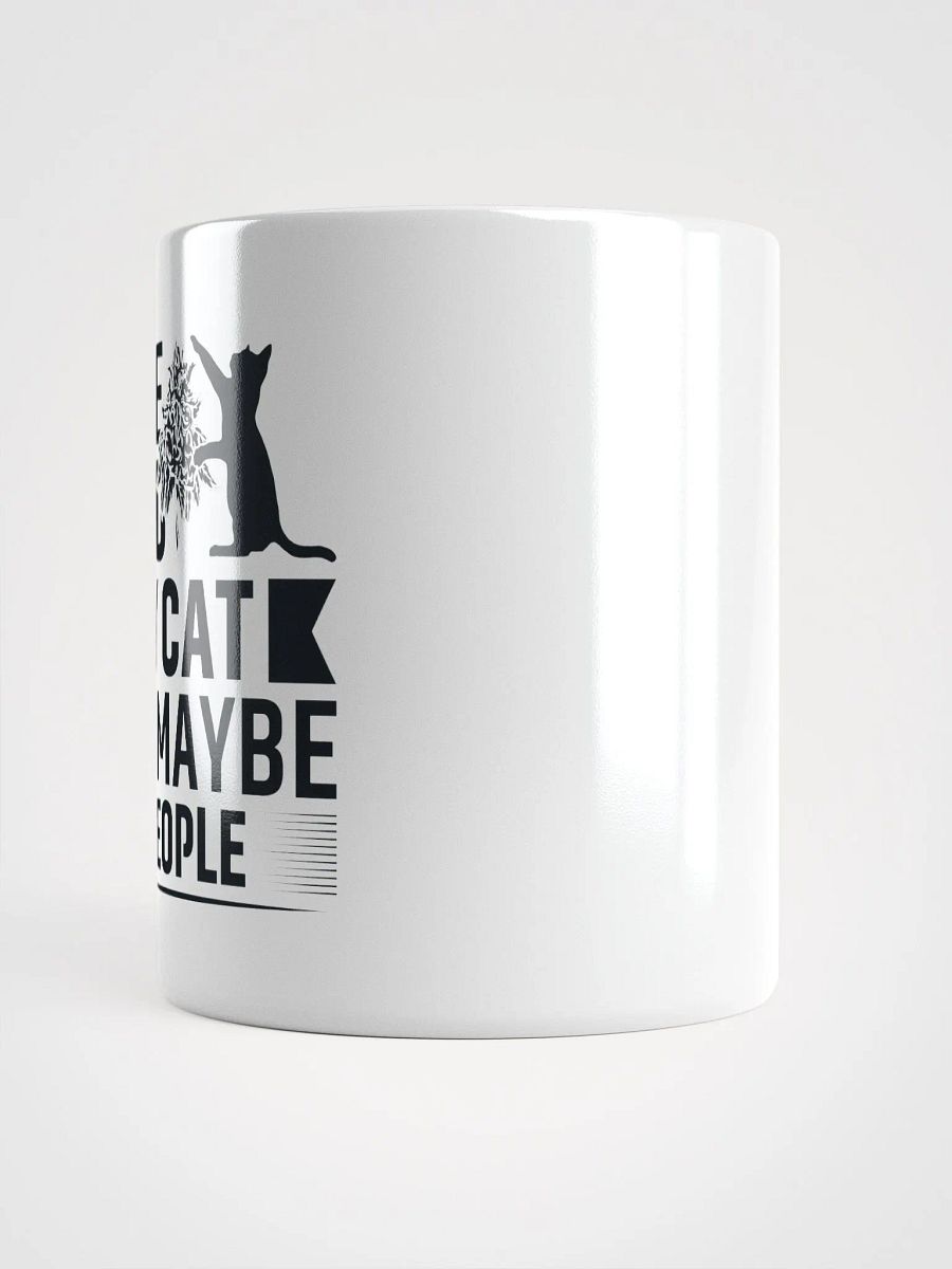 I Like Weed, My Cat & Maybe 3 People - White Mug product image (3)