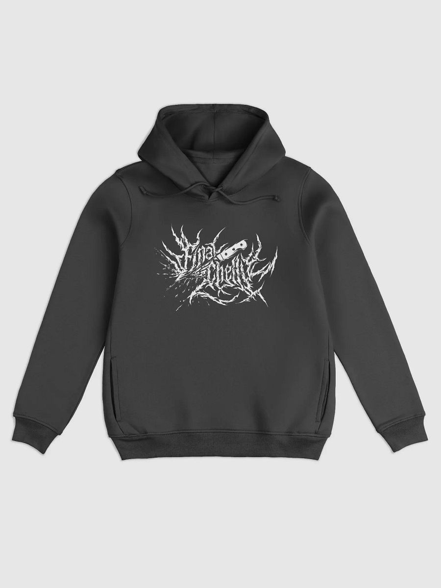 Keep It Metal White Logo Womens Organic Printed Hoodie product image (1)