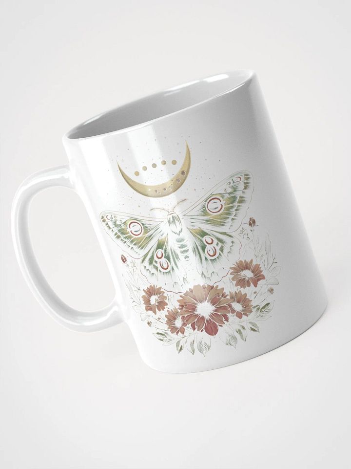 Lunar Moth In Floral Symphony Mug product image (2)