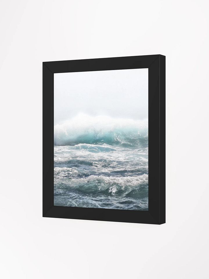Misty Ocean Waves Framed Poster product image (2)