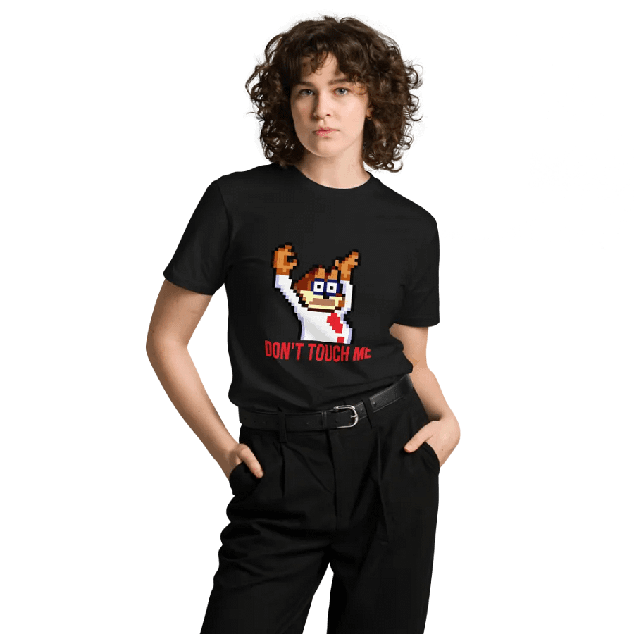 Don't Touch Me T-shirt Black product image (8)