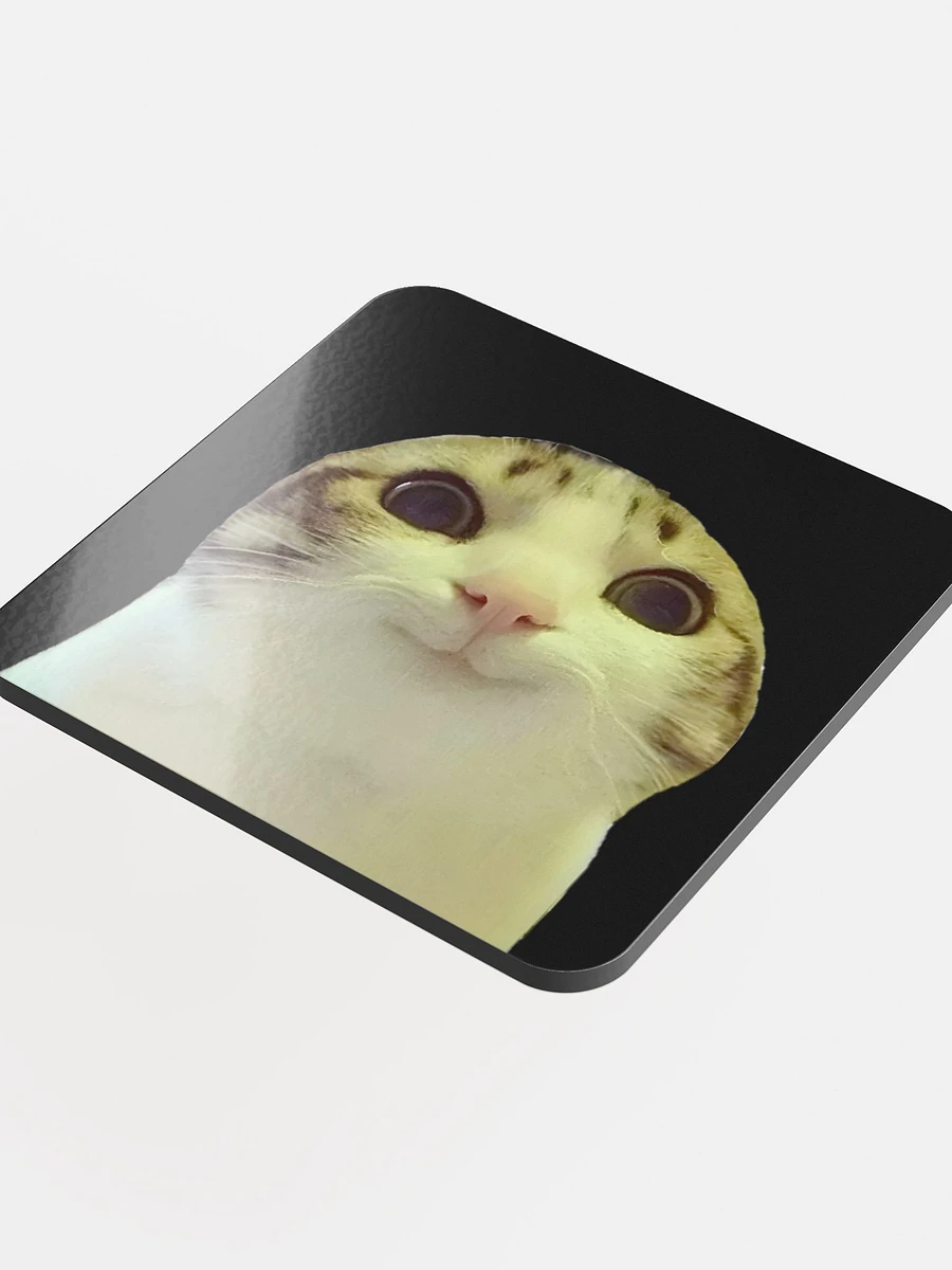 Glossed Cork Coaster: Meme Cats 2 product image (4)