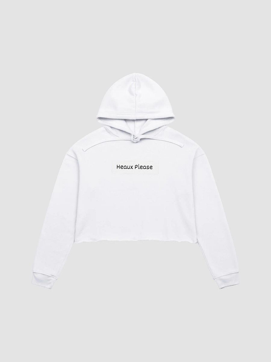Black & White Phrase Apparel Heaux Please Crop Top product image (1)