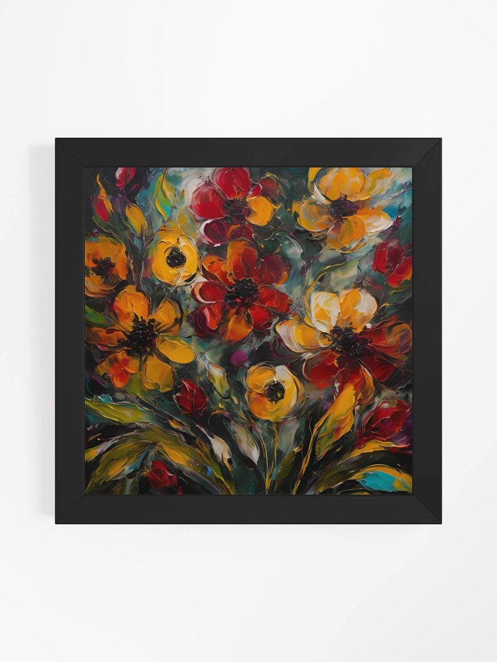Vibrant Flowers Framed Premium Poster product image (5)