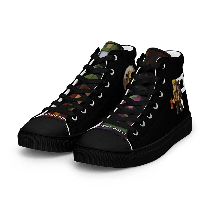 Patient PixelZ High Tops (Black Out) Womens product image (1)