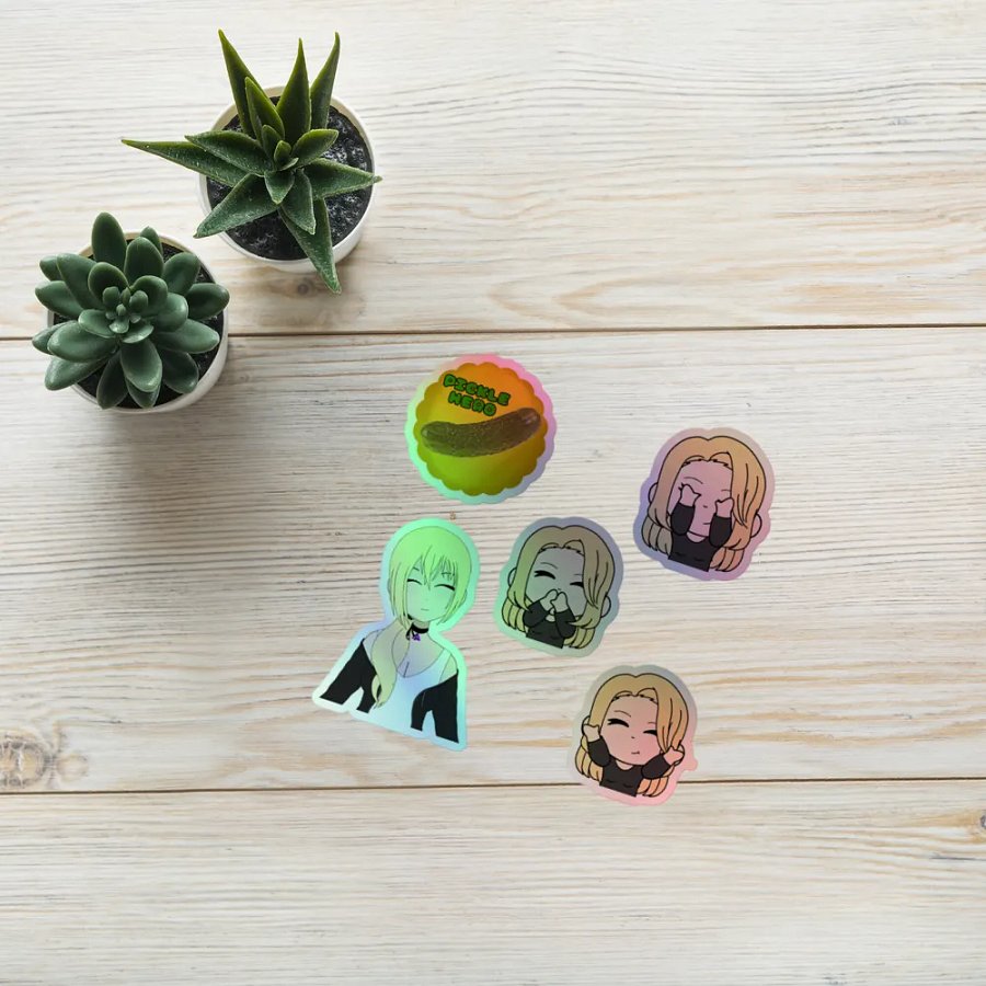 Pickle Hero Emotion Expressions Sticker Set product image (7)