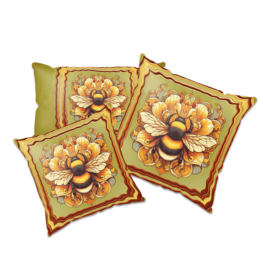 Bumblebee delight coussin/pillow product image (1)