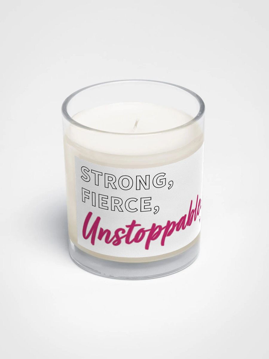 STRONG FIERCE UNSTOPPABLE | Soy Wax Candle product image (2)