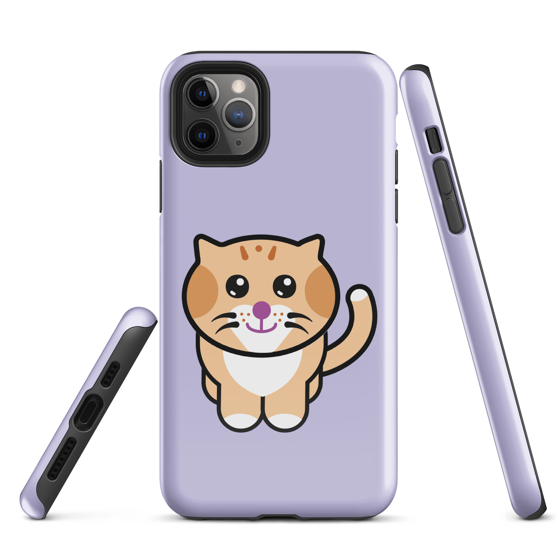 Yogii Kitty Cat iPhone case - light purple product image (1)