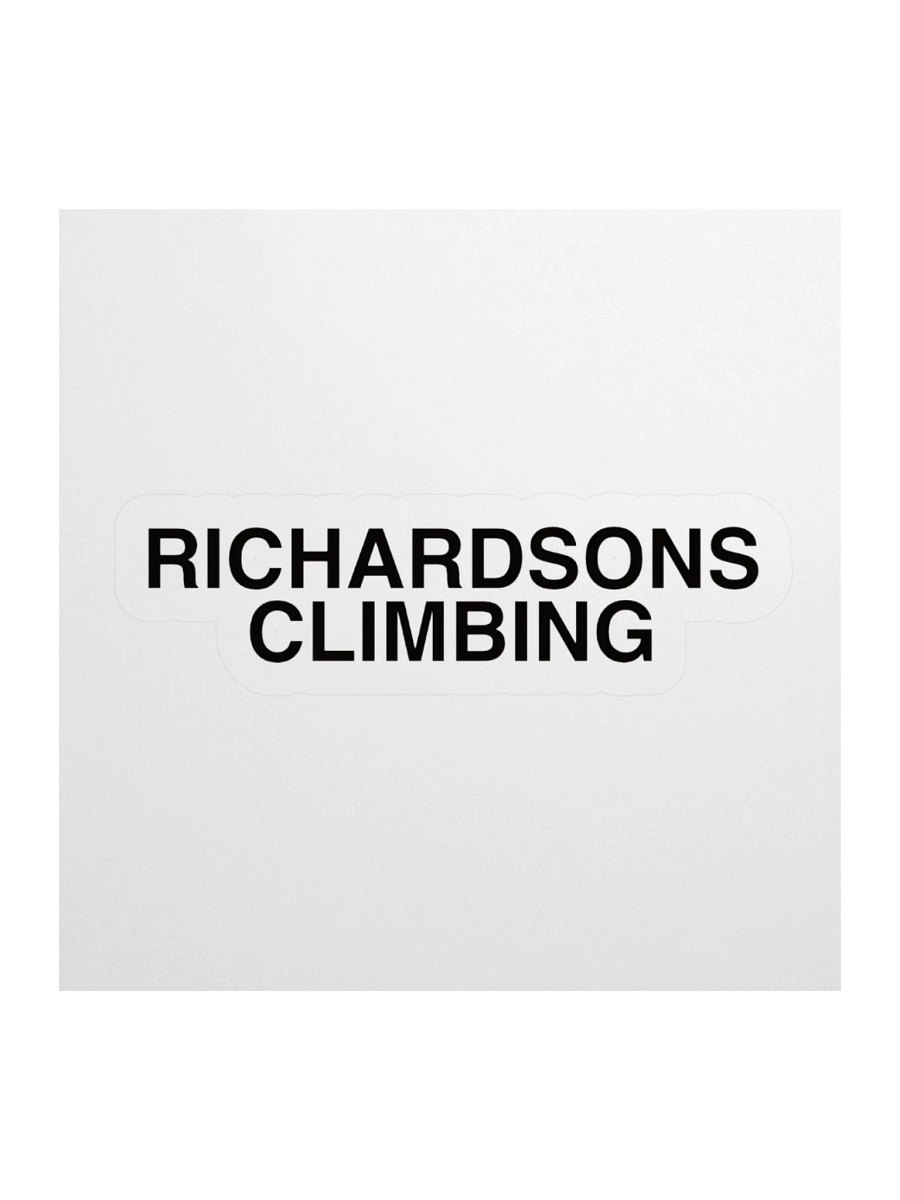 Richardson Climbing Sticker product image (1)