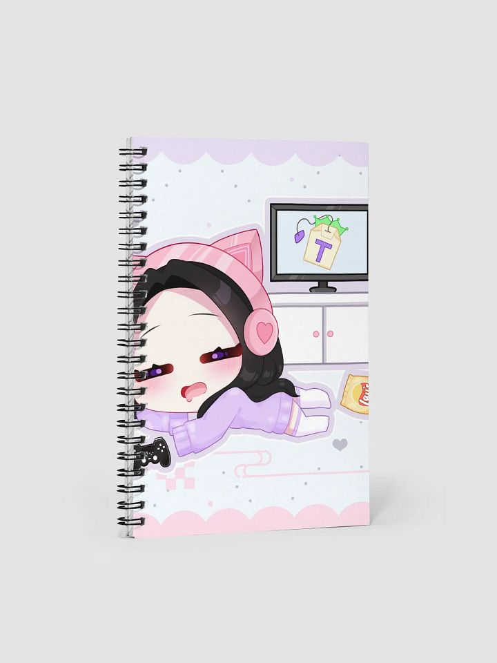'Lazy Gamer' Chibi Notebook product image (1)