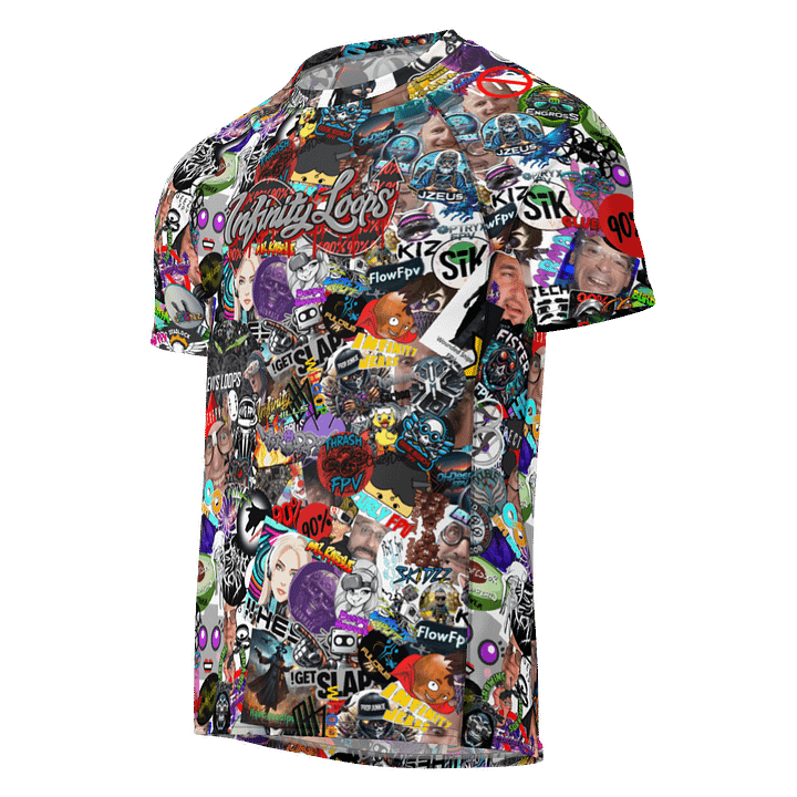 90%er Sticker Bomb Jersey product image (1)