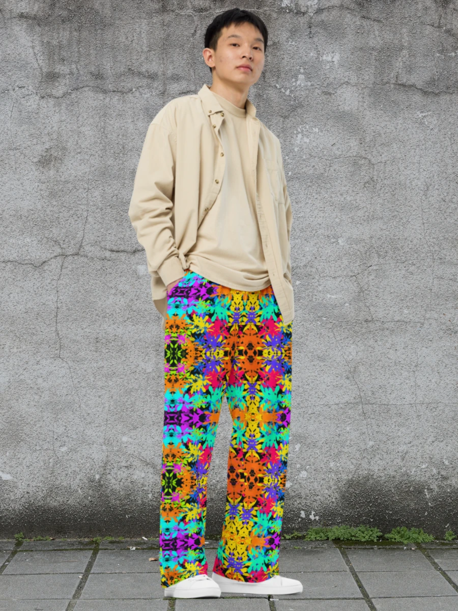 Coloured Leaves Unisex Wide Leg Bottoms product image (1)