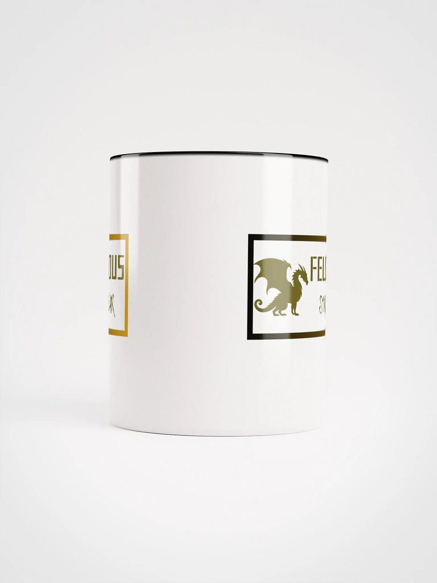 Felonious Streetwear Dragon Gold Logo Ceramic Mug product image (63)