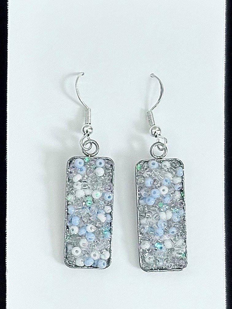 Handmade Rectangle Dangle Pair | Monique Faella Designs™ | MFD-00077 product image (1)