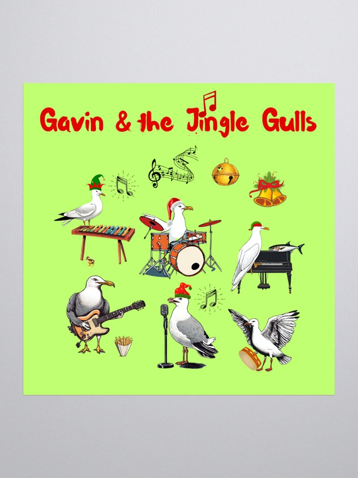 Gavin & the Jingle Gulls Sticker product image (2)