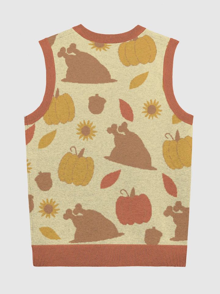Harvest Hues Knitted V-Neck Vest product image (2)
