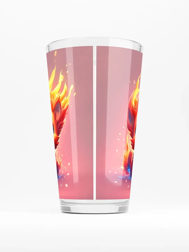 Fire Cat Pint Glass product image (2)