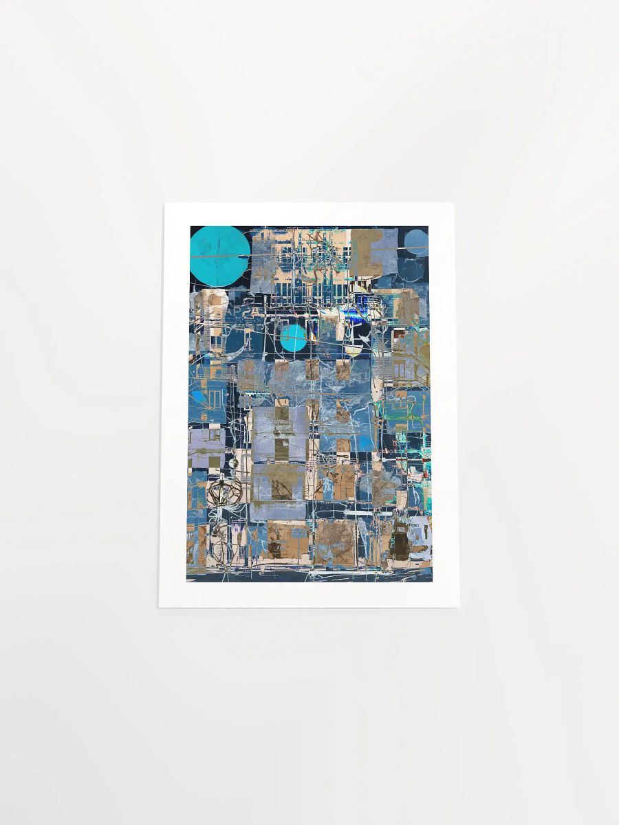 'Harmony in Hues' by Edward Martin : Abstract Geometric Poster product image (5)