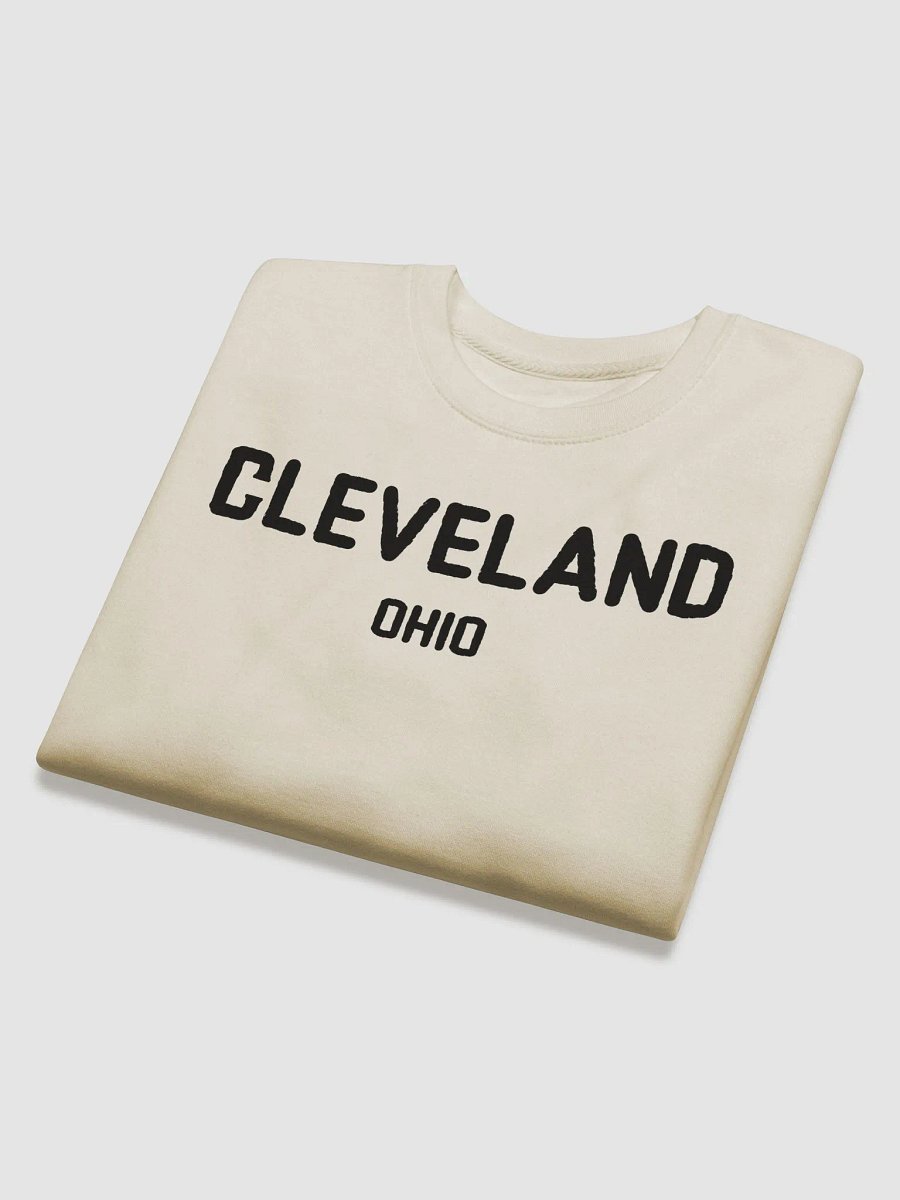Cleveland Ohio Long Sleeve Sweatshirt Style Basic Casual Black White for Men Women Kids Dad Gifts product image (4)