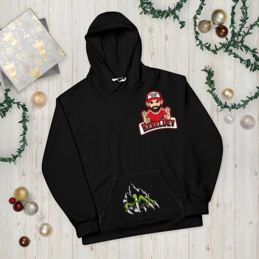 RebelDev black hoodie product image (9)