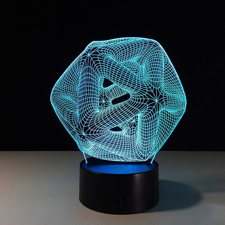 SALAM & SONS CHANDIWALE Official Customize 3D Illusion Light Lamp, Decoration Piece product image (1)