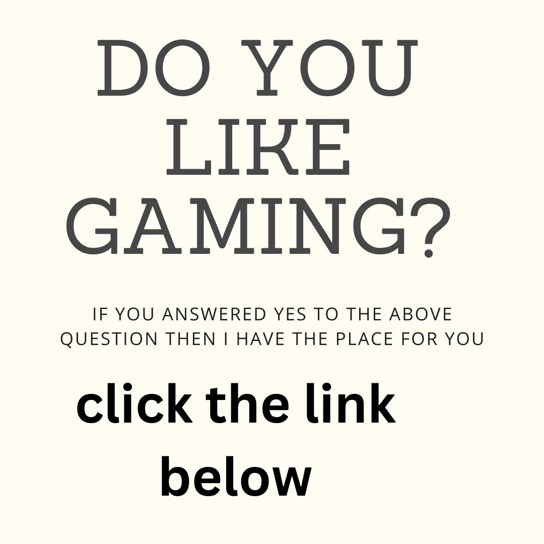 are you a gaming enthusiast?
are you an avid gamer?

if you answered yes to any of those two questions then check out https:/...