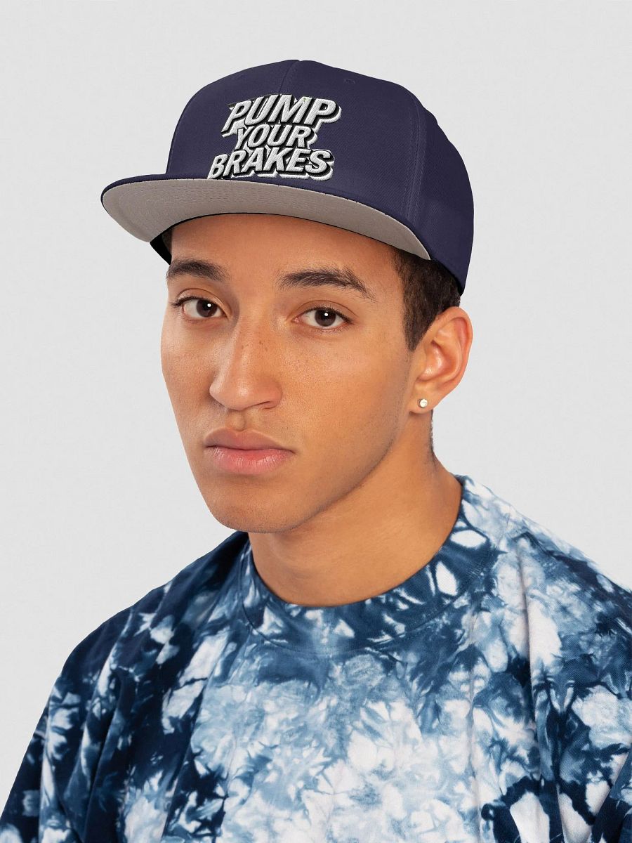 PUMP YOUR BRAKES Snapback Cap product image (83)