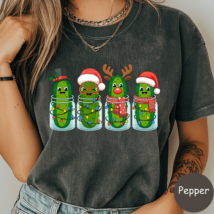 Have a Dill-lightful Christmas" | Comfort Colors® Vintage Tee product image (1)