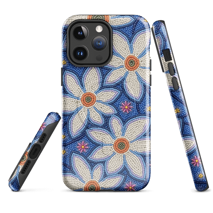 Floral Faux-Beaded iPhone® Tough Case product image (4)