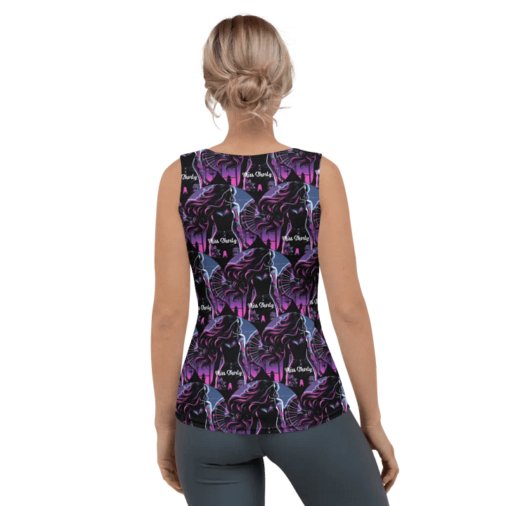 Mysterious Miss Shorty All over Print Tank product image (2)