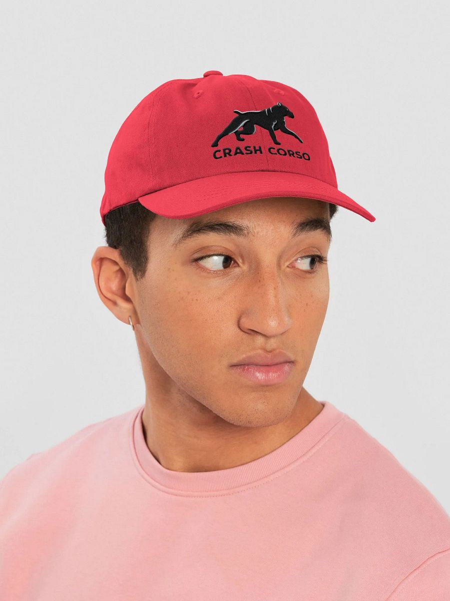 Crash Corso Classic Dad Hat(Embroidered) of a Cane Corso(Black) product image (3)