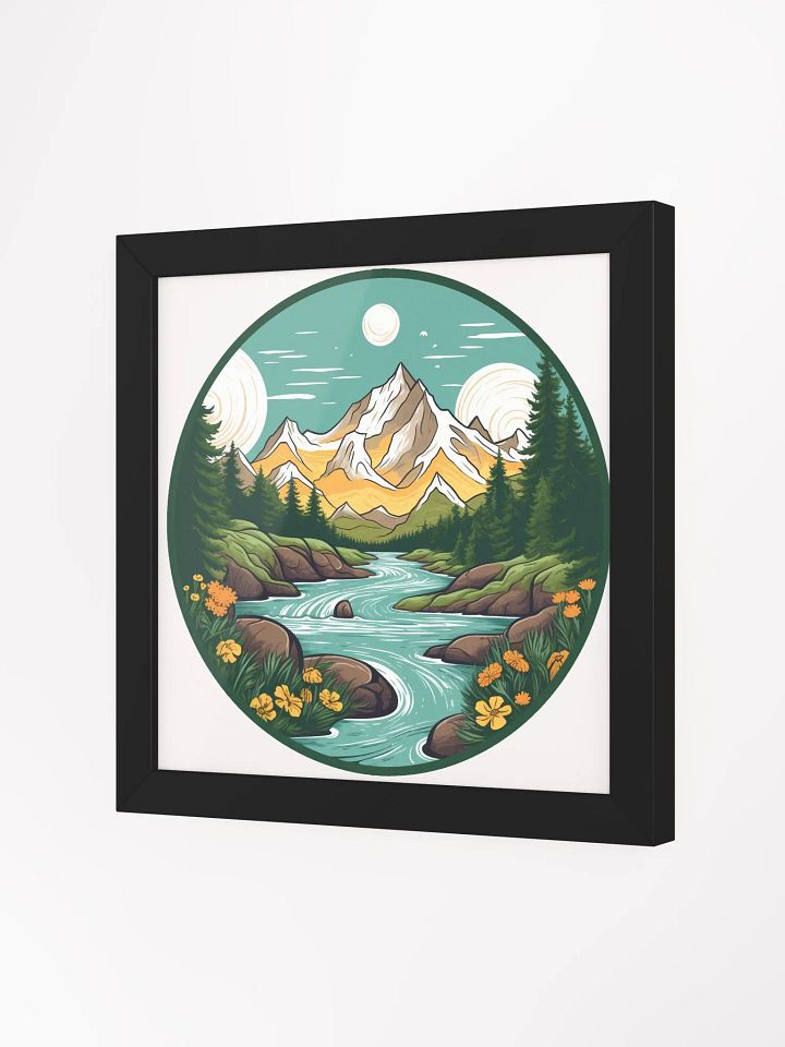 spring mountains framed print product image (2)