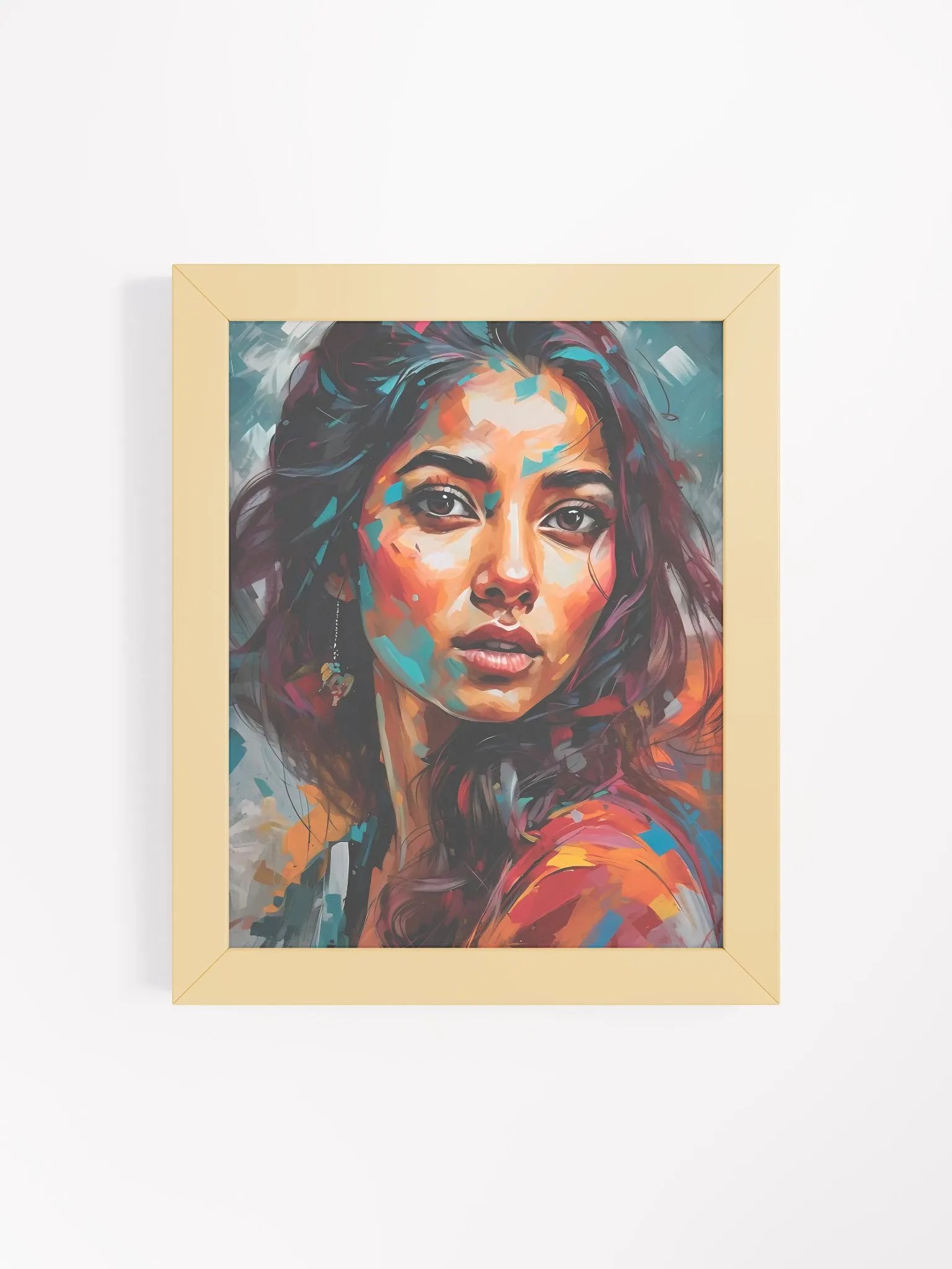Woman Art Frame | Woman Painting | Girl Frame | Painting #A3 product image (121)