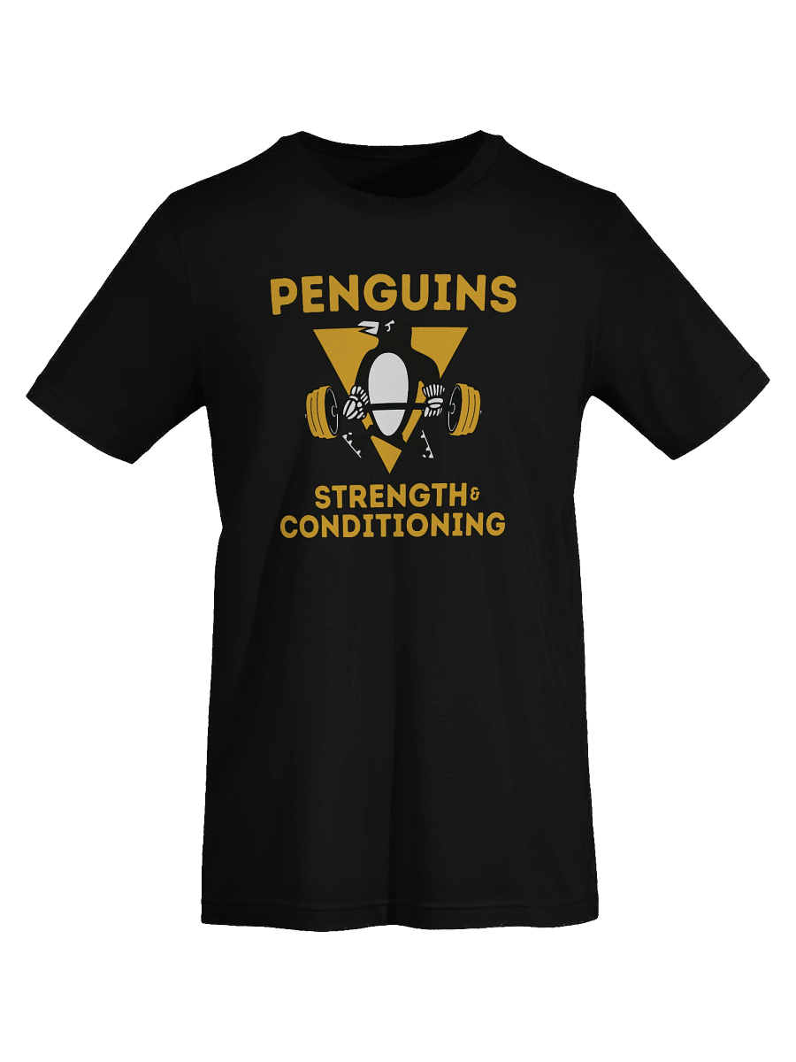 Penguins Strength and Conditioning T-Shirt – Funny Hockey Gym Workout Tee product image (7)